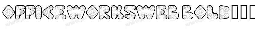 OfficeworksWeb Bold字体转换